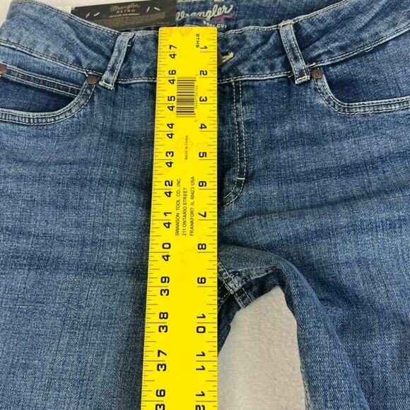 Wrangler Jeans Women's Size 7x34 Retro Bootcut Dark Wash Denim - Picture 13 of 14